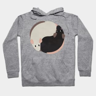 Yin Yang Rats Hoodie